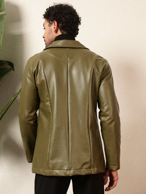 TANDUL Men's Solid Single Breasted Blazer