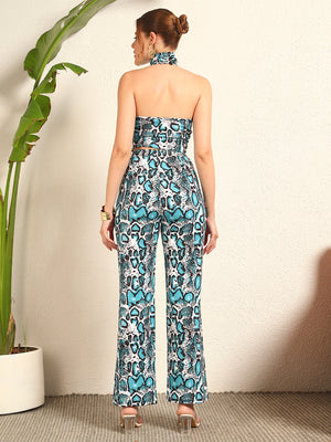 TANDUL Women Stunning Animal Printed Co-ord Set
