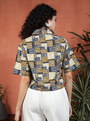 TANDUL Women Printed Shirt