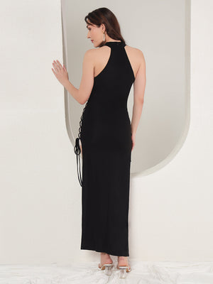 TANDUL  Women Bodycon Black Dress