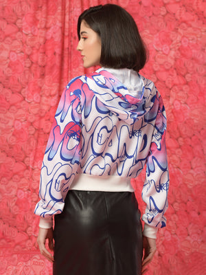 TANDUL  Women Printed Fleece Jacket