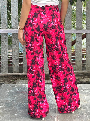 TANDUL  Women Pink Floral Printed Trouser