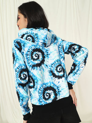 TANDUL  Women Full Sleeve Printed Hooded Sweatshirt