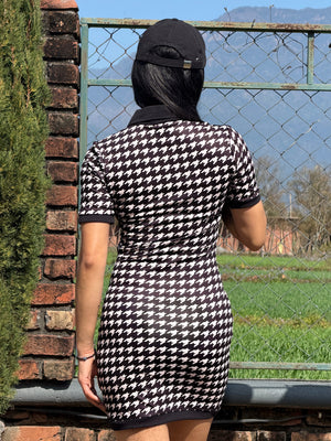 TANDUL Classic Check Printed  Dress