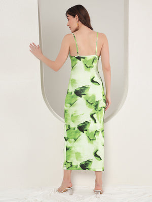TANDUL  Women Bodycon Green Dress