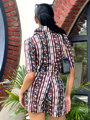 TANDUL Women Multicolor Stripe Printed Co-ord Set