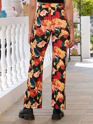 TANDUL Women Multicolor Printed Trouser