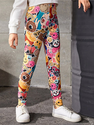 TANDUL  Legging For Girls  (Multicolor Pack of 1)