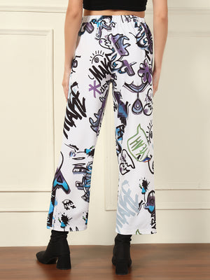 TANDUL Women Straight Fit Printed Trouser