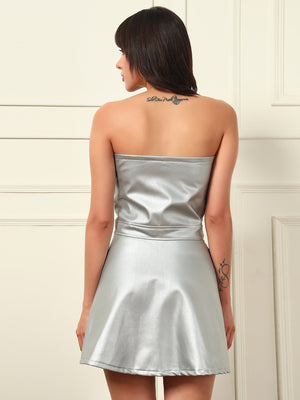 TANDUL Women Silver Dress