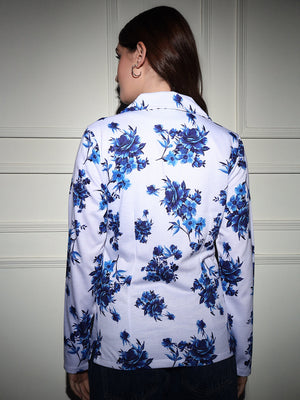 TANDUL  Polyester Floral Print Coat For Women