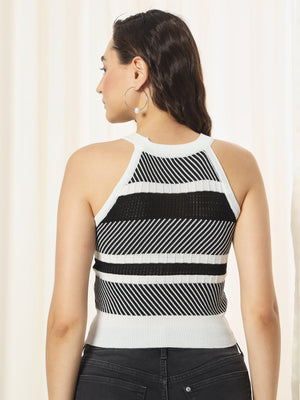 TANDUL  Casual Sleeveless Printed Women Multicolor Top