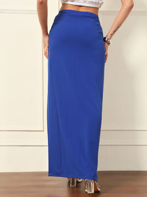 TANDUL Women Royal Blue Skirt