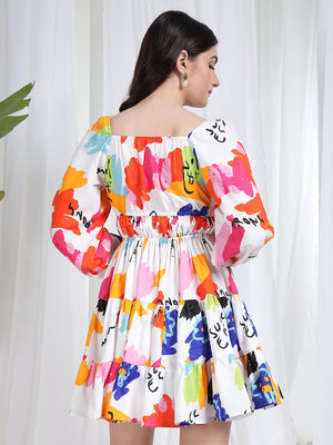 TANDUL Women Multicolor Flared Dress