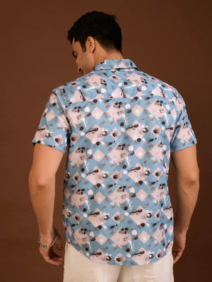 TANDUL  Men Regular Fit Printed Casual Shirt