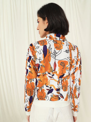 TANDUL  Women Full Sleeve Printed Sweatshirt