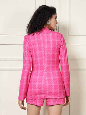 TANDUL Casual Pink Printed Co-ord Set
