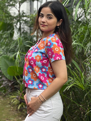 TANDUL Women Vibrant Floral Shirt