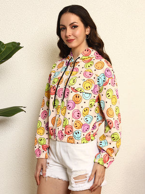 TANDUL Women Smile Printed Jacket