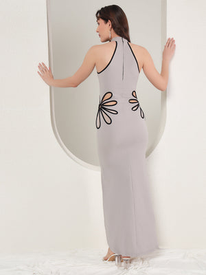 TANDUL  Women Bodycon Grey Dress