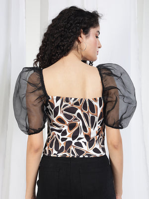 TANDUL Women Stylish Printed Crop Top