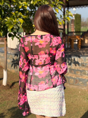 TANDUL Women Exquisite Floral Top