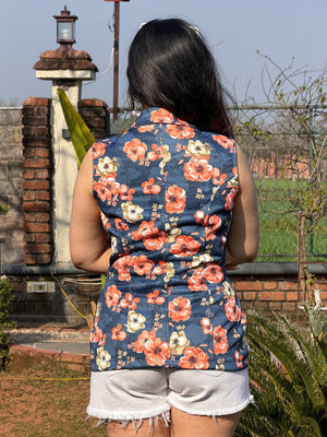 TANDUL Women Stunning Floral Printed Vest