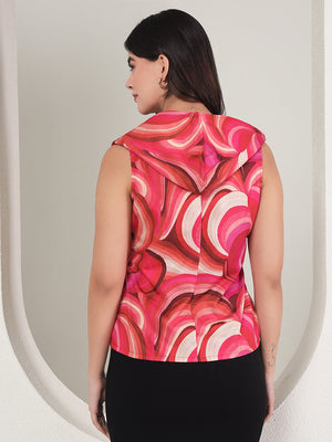 TANDUL  Polyester Printed Coat For Women