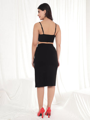 TANDUL Top Skirt Co-ords Set