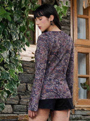 TANDUL Women Paisley Printed Shirt