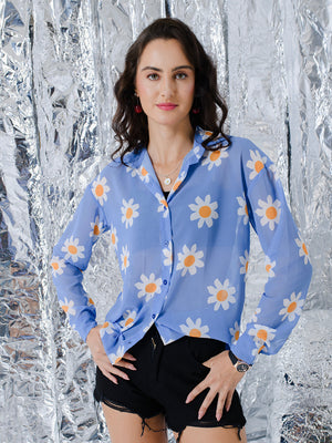 TANDUL  Women Regular Fit Printed Casual Shirt