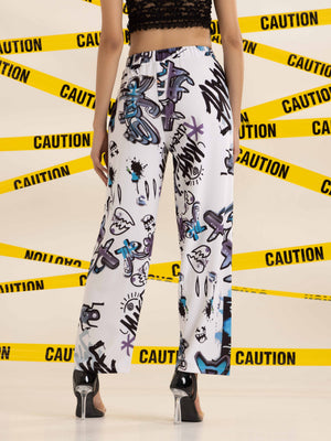 TANDUL Women Straight Fit Printed Trouser