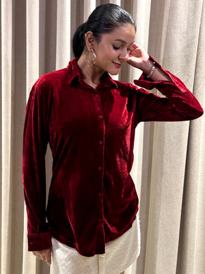 TANDUL Women Regular Fit Solid Casual Shirt