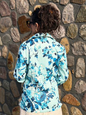 TANDUL Women Multicolor Floral Printed Blazer