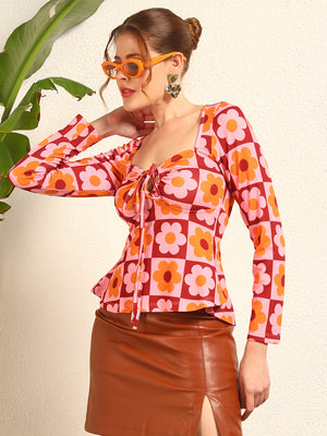 TANDUL Women Floral Printed Top