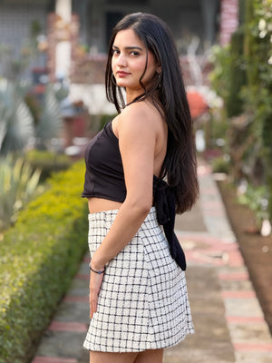 TANDUL Women Stylish Black Top