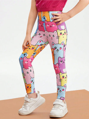 TANDUL  Legging For Girls  (Multicolor Pack of 1)