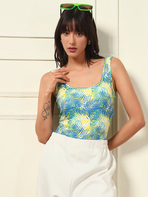 ELTIRE Tropical Printed Swimsuit