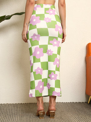 TANDUL Women Multicolor Printed Skirt