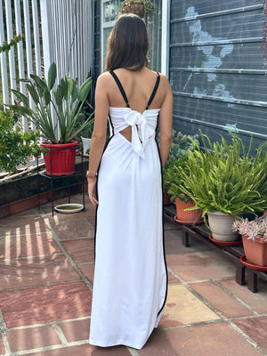 TANDUL Women Trendy White Flared Dress
