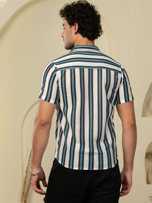 TANDUL Men Printed Casual Multicolor Shirt