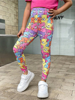 TANDUL  Legging For Girls  (Multicolor Pack of 1)
