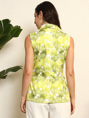 TANDUL Women Stunning Floral Printed Vest