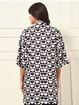 TANDUL Women Oversize Printed Tunic