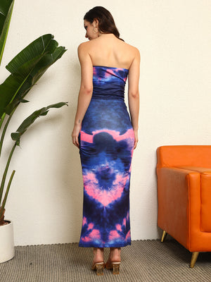 TANDUL  Women Bodycon Blue Dress
