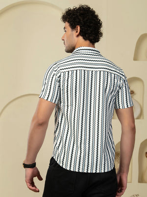 TANDUL Men Printed Casual Multicolor Shirt