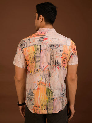 TANDUL  Men Regular Fit Printed Casual Shirt