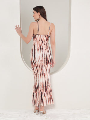 TANDUL  Women Bodycon Brown Dress