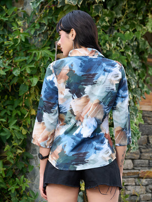 TANDUL Women Multicolor Printed Shirt