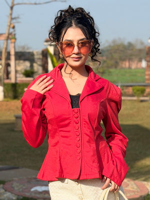 TANDUL Polyester Solid Coat For Women